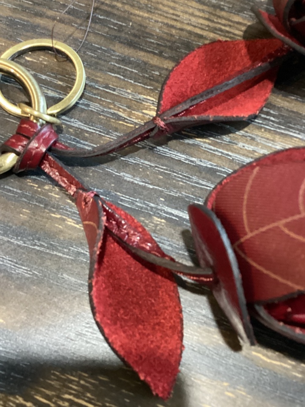 Patricia Nash Laced Rose Bag Charm - Picture 5 of 5
